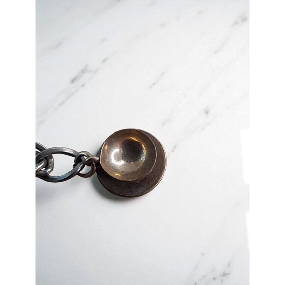 Vintage 1950s–1970s Charm Bracelet – Danecraft 12kt GF, Sterling Tennis Racket, - Picture 9 of 12